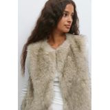 Gilet van imitatiebont