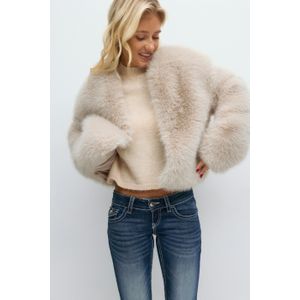 14+ faux fur jacket