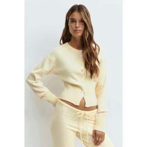 Knitted loungewear cardigan