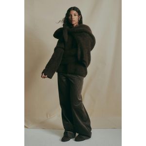 Alpaca blend knitted sweater