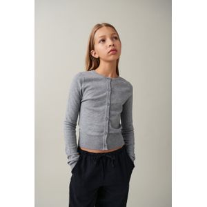 Y knitted tight cardigan