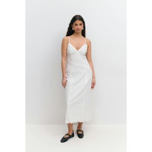 Broderie anglaise midi dress
