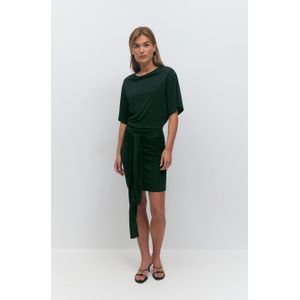 Tie shortsleeve dress
