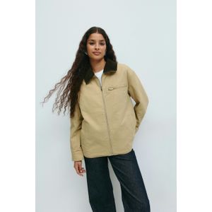 Corduroy collar jacket