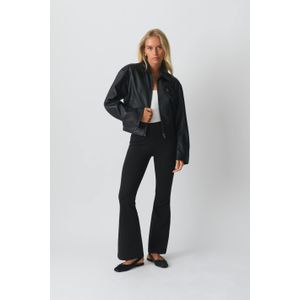 Flare jersey trousers