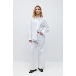 linen blend trousers