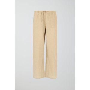 tall linen blend trousers