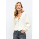 Shaped knitted cardigan