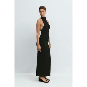 Turtleneck knitted dress