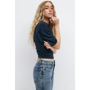Soft touch ruched tee