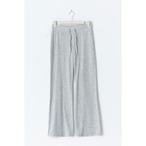 Y - Fluwelen Broek - Lichtgrijs - Volledige Lengte