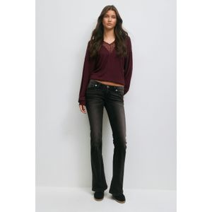 14+ hip hug flare jeans