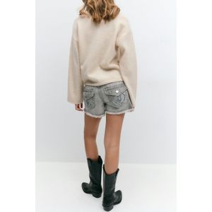 Y chunky embroidery shorts