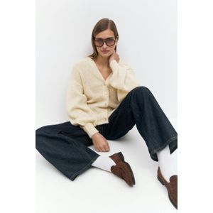 Chunky knitted cardigan