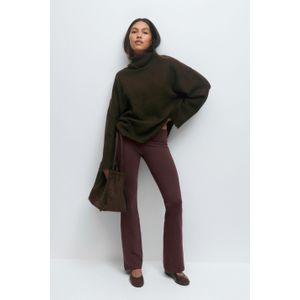 Soft touch folded trouser