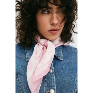 Linen blend scarf