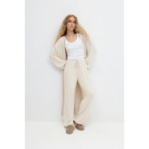 Drawstring wide trousers