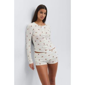 Soft folded loungewear shorts