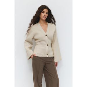 Knitted cotton cardigan