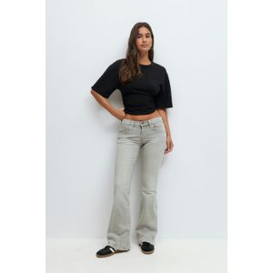 Ultra low bootcut jeans