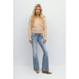 14+ hip hug flare jeans