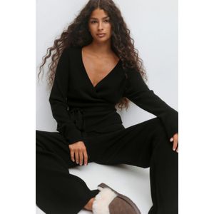 Knitted loungewear cardigan