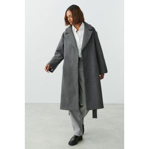 Long belted coat