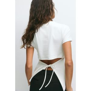 Tie back tee