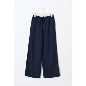 tall linen blend trousers