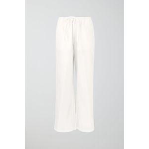 tall linen blend trousers