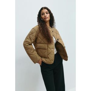 Quilted short jacket