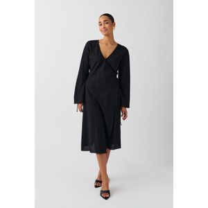 Midi wrap dress