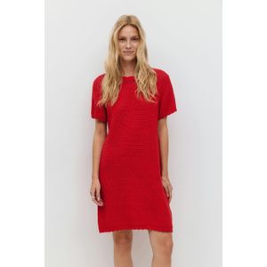 Knitted crochet t-shirt dress