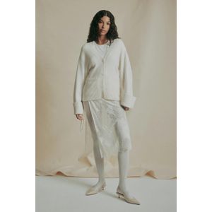 Merino wool knitted cardigan