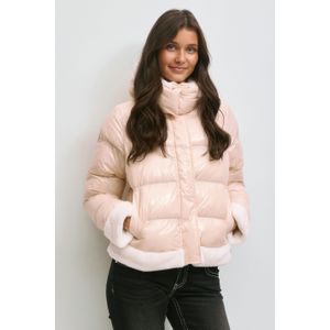 14+ padded fur jacket