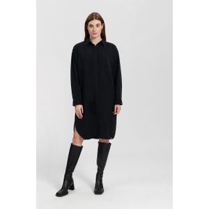 Kuyichi - Sadie Tencel Dress - Duurzame Jurk - Jet Zwart - Maat XS - 100% TENCEL™ Lyocell