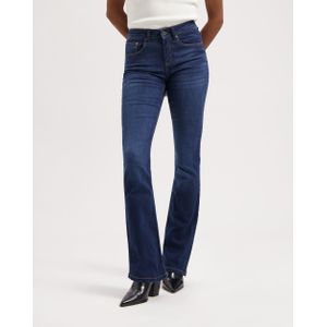Kuyichi - Amy Bootcut Herbal Blue - Duurzame Bootcut Jeans - Deep blue - Maat 26 / 32 - 74% Organic Cotton, 12% Recycled Polyester, 2% Elastane