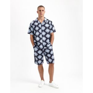 Tyler Linen Printed Short