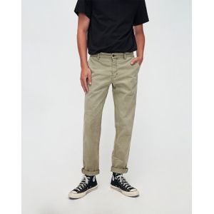 Kuyichi - Darren Chino - Duurzame Chino Broek - Army Groen - Maat 32 / 32 - 97% Biologisch Katoen, 3% Elastaan