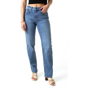Kuyichi - Suzie Slim Sky High - Duurzame Slim Fit Jeans - Sky High - Maat 27 / 30 - 74% Organic Cotton, 12% Recycled Polyester, 2% Elastane