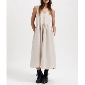 Kuyichi - Damla Dress - Duurzame Jurk - Off Wit - Maat S - 82% Biologisch Katoen, 18% Linnen