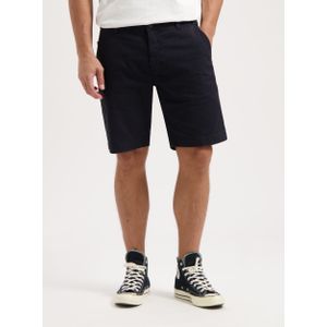 Kuyichi - Toby Short - Duurzame Korte broek - Midnight Blauw - Maat 28 - 97% Biologisch Katoen, 3% Elastaan