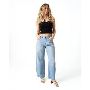 Kuyichi - Lucy Loose Light Blue - Duurzame Mom Jeans - Light Blauw - Maat 30 / 28 - 70% Organic Cotton, 30% Recycled Cotton