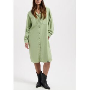 Kuyichi - Sadie Tencel Dress - Duurzame Jurk - Moss Groen - Maat XS - 100% TENCEL™ Lyocell