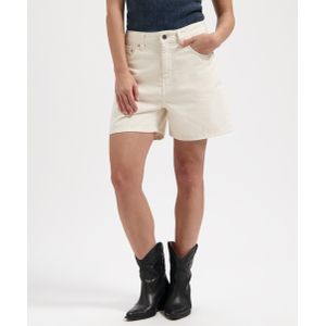 Kuyichi - Demi Shorts - Duurzame Korte Broek - Off Wit - Maat 25 - 100% Biologisch Katoen