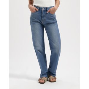 Kuyichi - Rosa Straight Soul blue - Duurzame Straight Leg Jeans - Soul blue - Maat 28 / 30 - 70% Organic Cotton, 30% Recycled Cotton