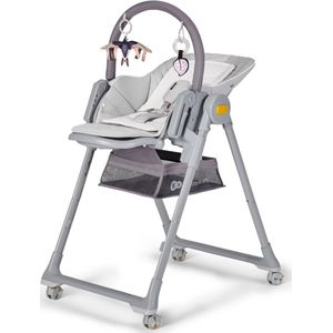Kinderkraft Kinderstoel Lastree Grijs - Eetstoel voor kinderen