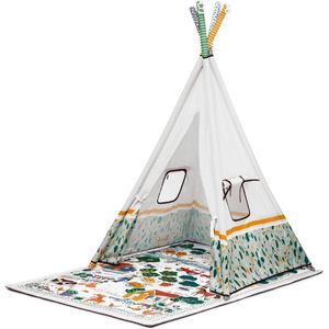 Kinderkraft Tippy tent - Speelkleed - Speelmat - Little Gardener