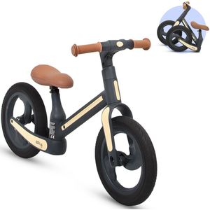 Billy opvouwbare Loopfiets - Balance Bike - Camini - Grijs (2 tot 5 jaar)