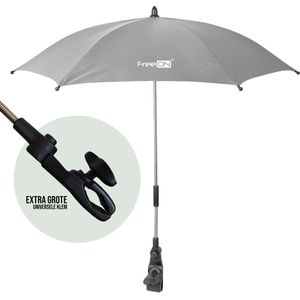 FreeON universele Parasol voor buggy, kinderwagen of wandelwagen - LichtGrijs